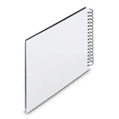 Fotoalbum Hama FINE ART, 50/28x24 - kroužková vazba, bílá