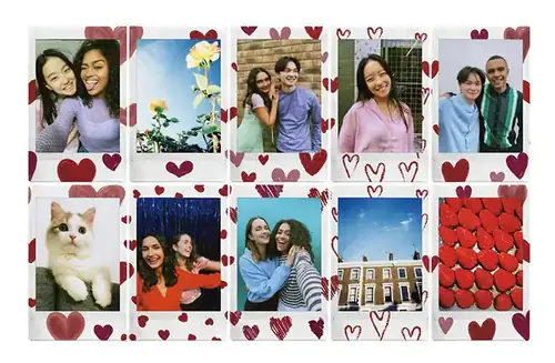 Fujifilm instax™ mini film HEART SKETCH (10ks)
