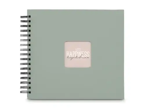 Fotoalbum Hama FINE ART, 50/28x24 - kroužková vazba, šalvějová