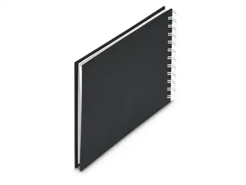 Fotoalbum Hama FINE ART, 30/15x18 - kroužková vazba, černé