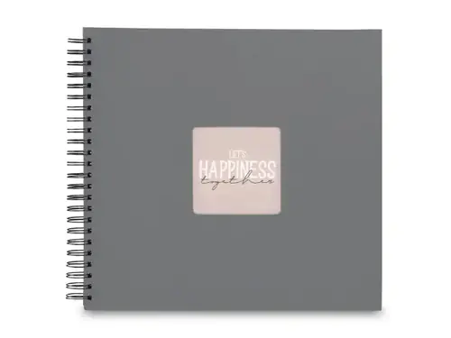 Fotoalbum Hama FINE ART, 50/36x32 - kroužková vazba, kamenná