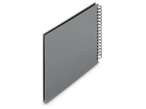 Fotoalbum Hama FINE ART, 50/28x24 - kroužková vazba, kamenná