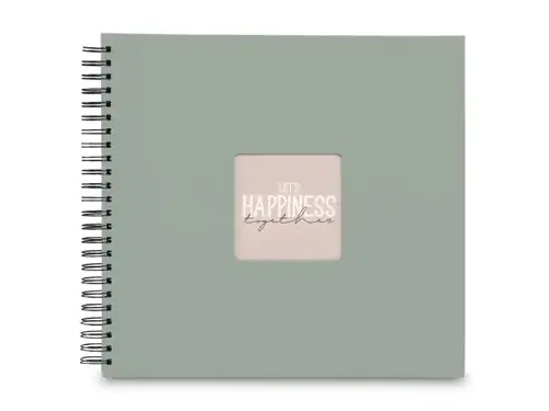Fotoalbum Hama FINE ART, 50/36x32 - kroužková vazba, šalvějová