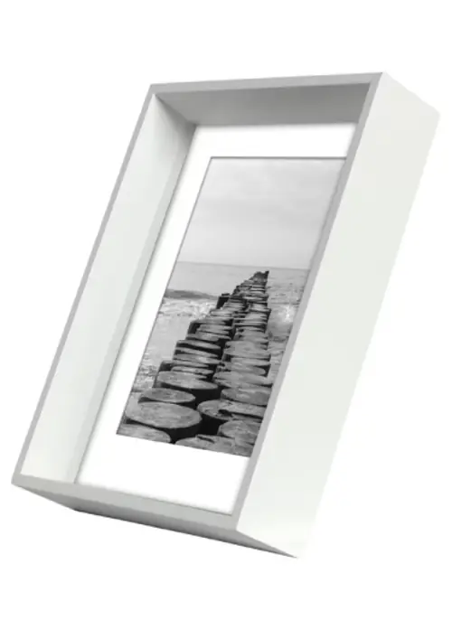 Intertrading BLANC - fotorámeček - Bílá, 10x15, 13x18