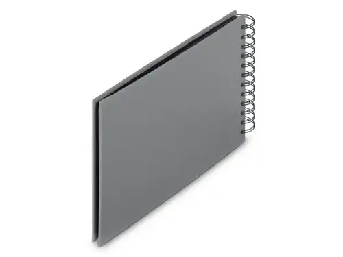 Fotoalbum Hama FINE ART, 50/24x17 - kroužková vazba, kamenná