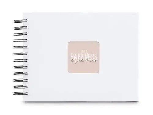 Fotoalbum Hama FINE ART, 50/24x17 - kroužková vazba, bílá