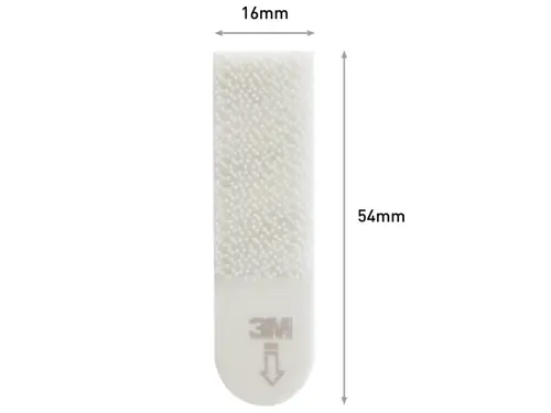 3M Command™ Picture Hanging Strips (S) - závěsné pásky na obrazy, 4 páry, bílé