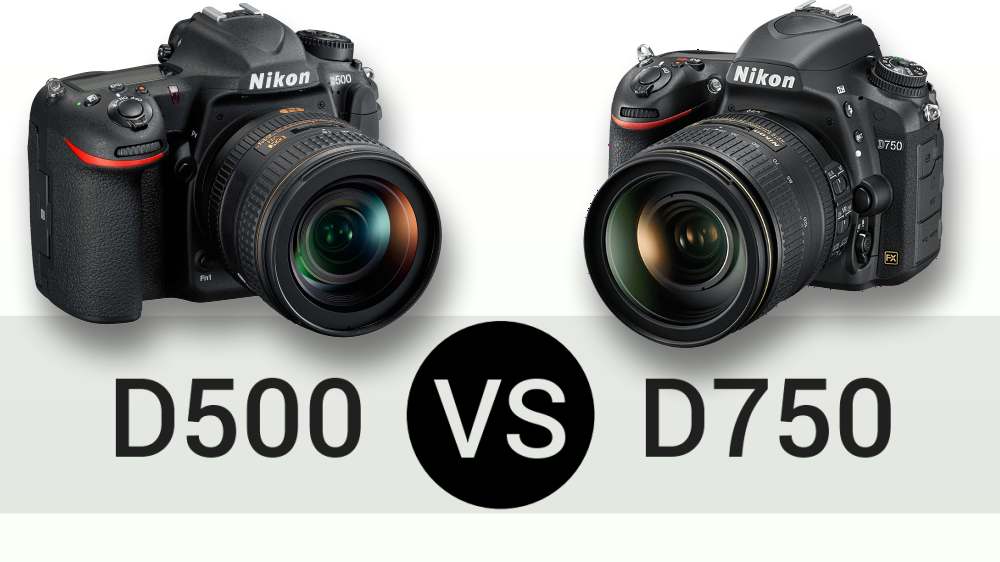 Nikon d500 vs d750