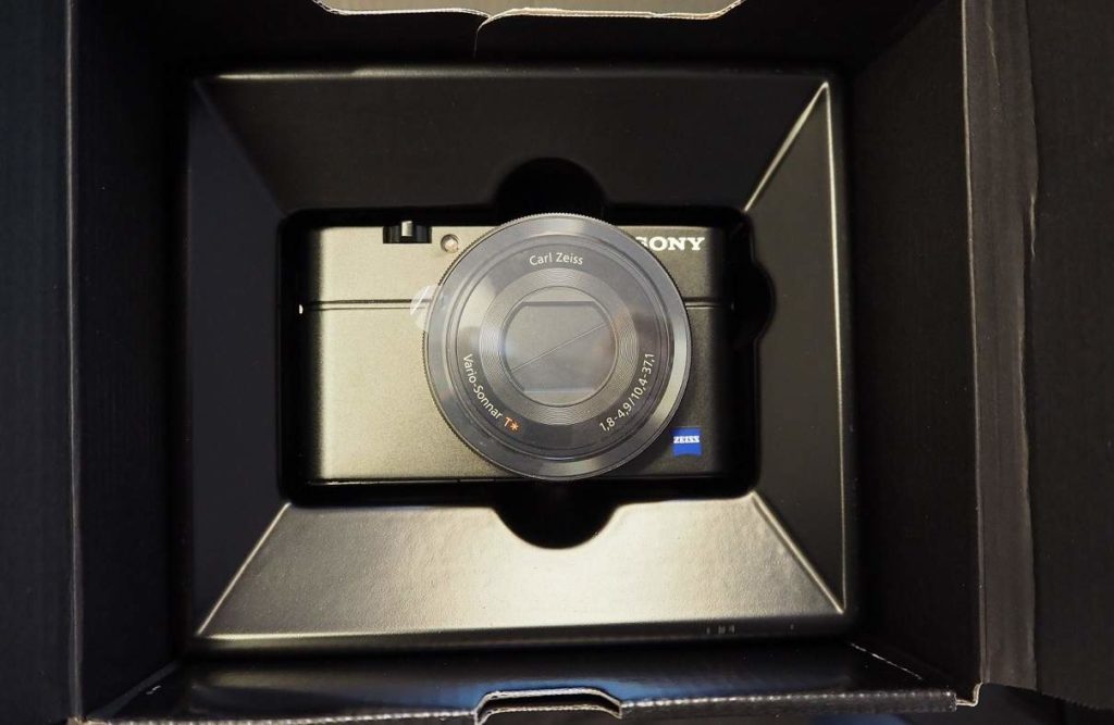 Sony RX100 krabice