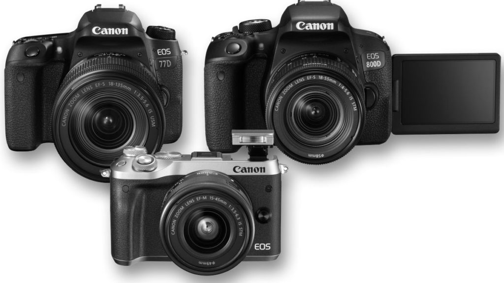 Canon M6, Canon Canon 77D, Canon 800D, Canon G9X MarkII