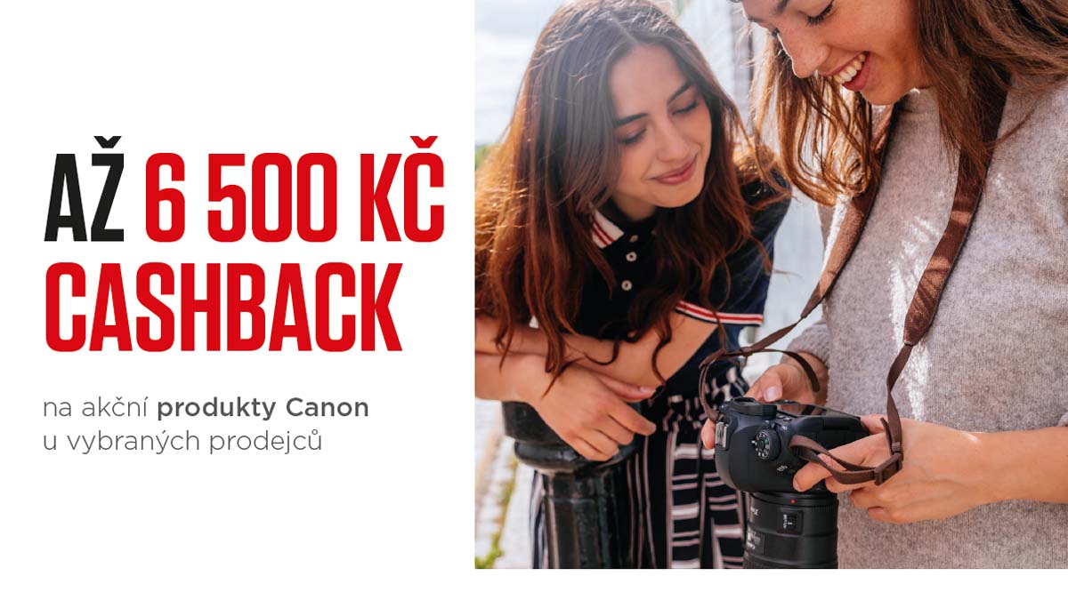 Akce Canon Podzimní Cashback