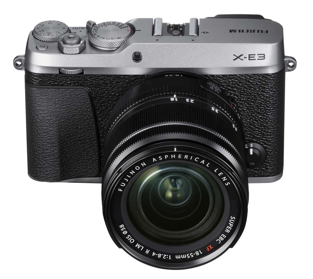 Fujifilm X-E3 ve stříbrné barvě