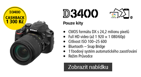 Nikon D3400 akce