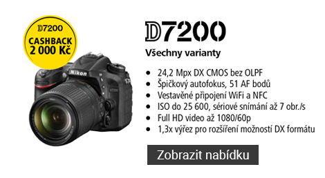 Nikon D7200 akce