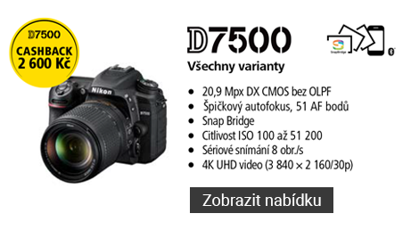 Nikon D7500 akce