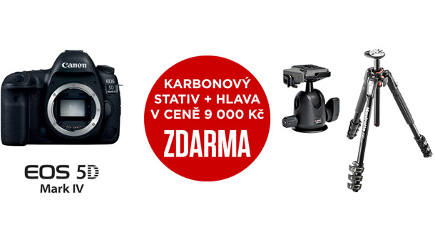 Canon EOS promo stativ Manfrotto zdarma