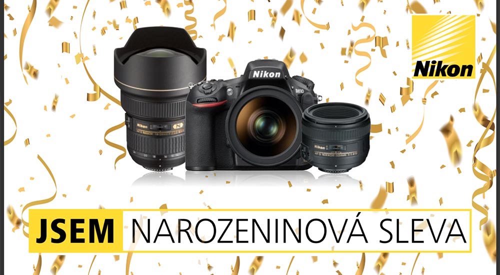 Nikon narozeninová sleva zima 2017