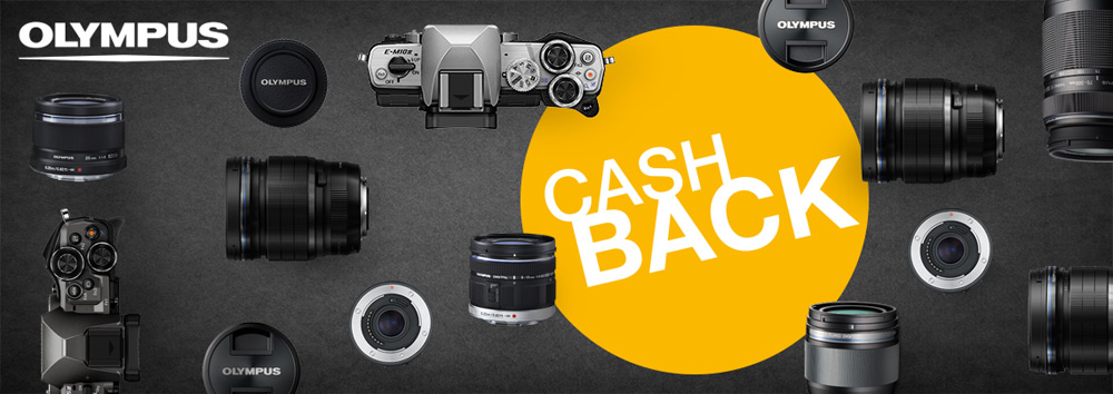 Olympus cashback zpětný bonus na prodejnách a e-shopu FOTOLAB