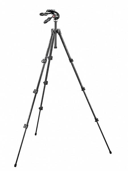 Stativ Manfrotto MK293C4-D3Q2, SET karbonový