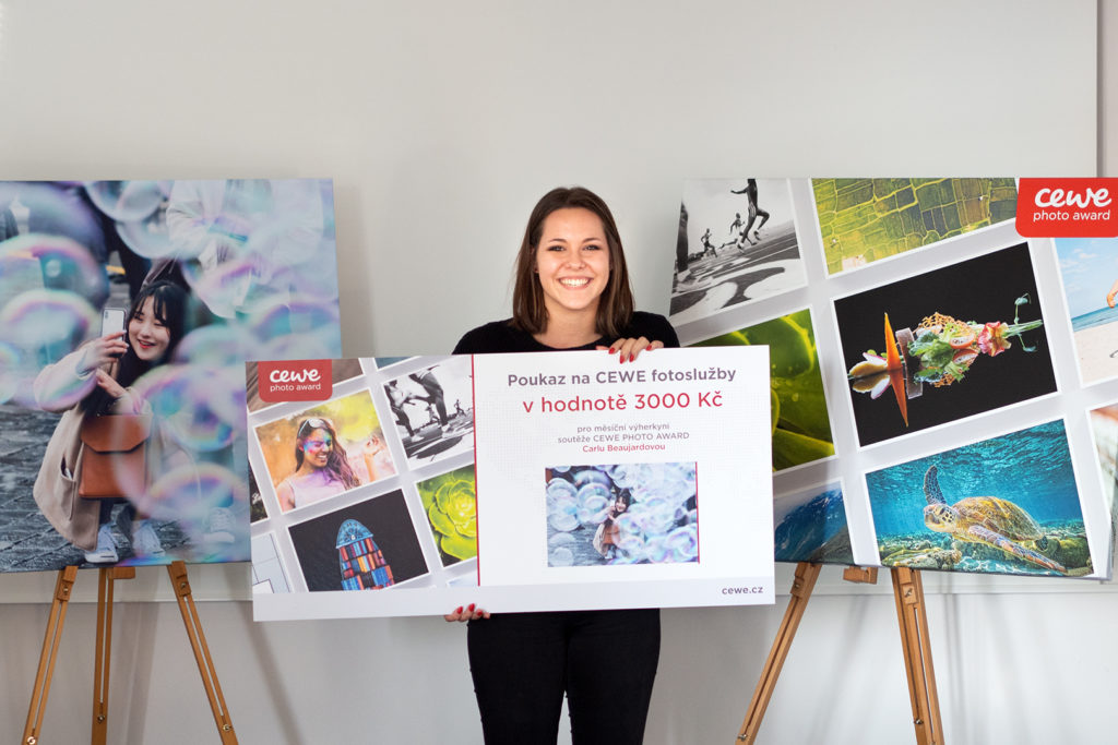 Carla Beaujardová - měsíční vítězka soutěže CEWE Photo Award o ceny za více než 250 000 eur.