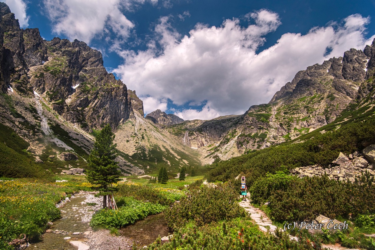 Vysoké Tatry: Malá studená dolina směrem na Térinku