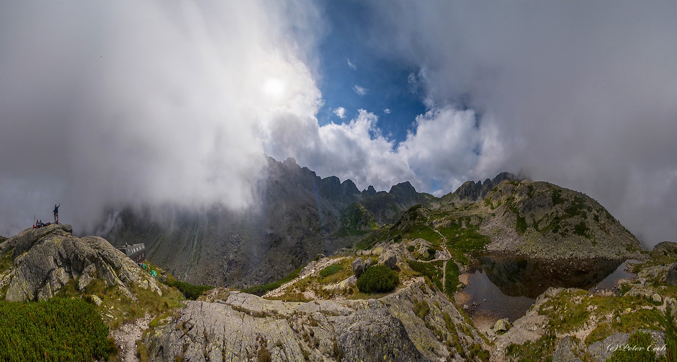Vysoké Tatry: Panorama při Zbojnícké chatě