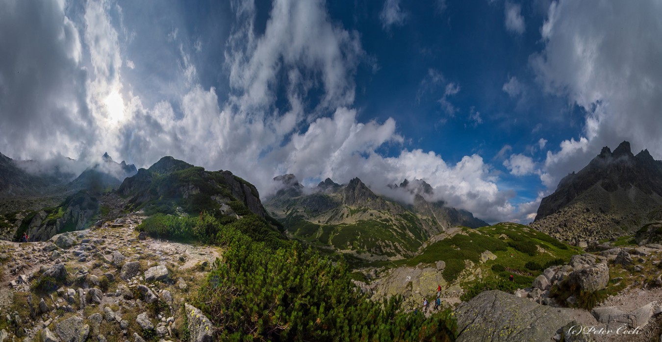 Vysoké Tatry: Panorama při Zbojnícké chatě