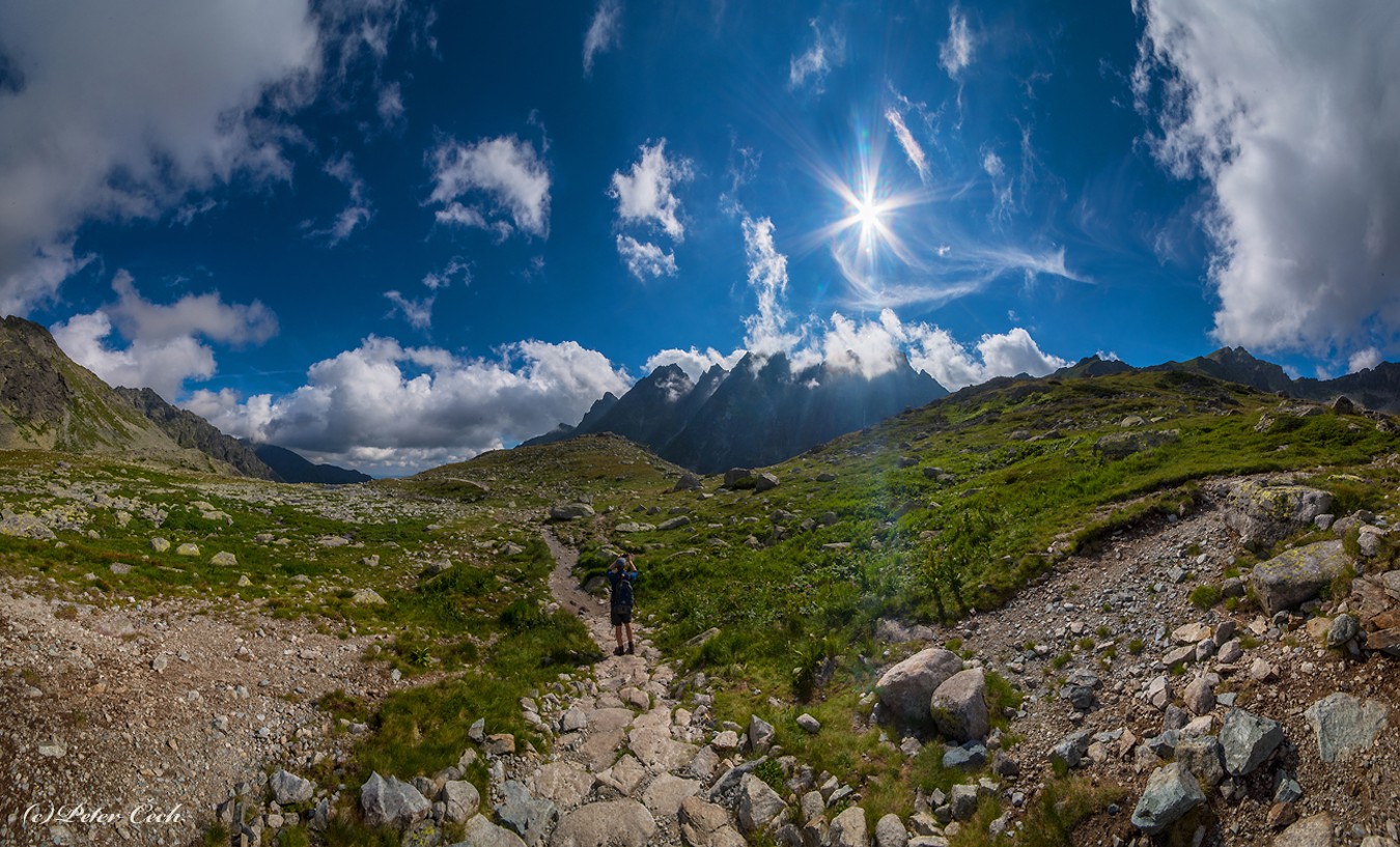 Vysoké Tatry: Výhledy při cestě zpět od Hincových ples