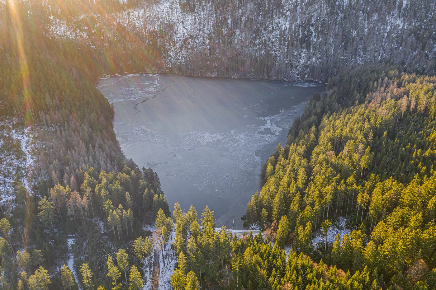 Černé jezero, Šumava