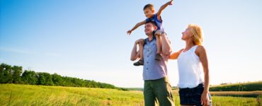 léto, camping, rodina