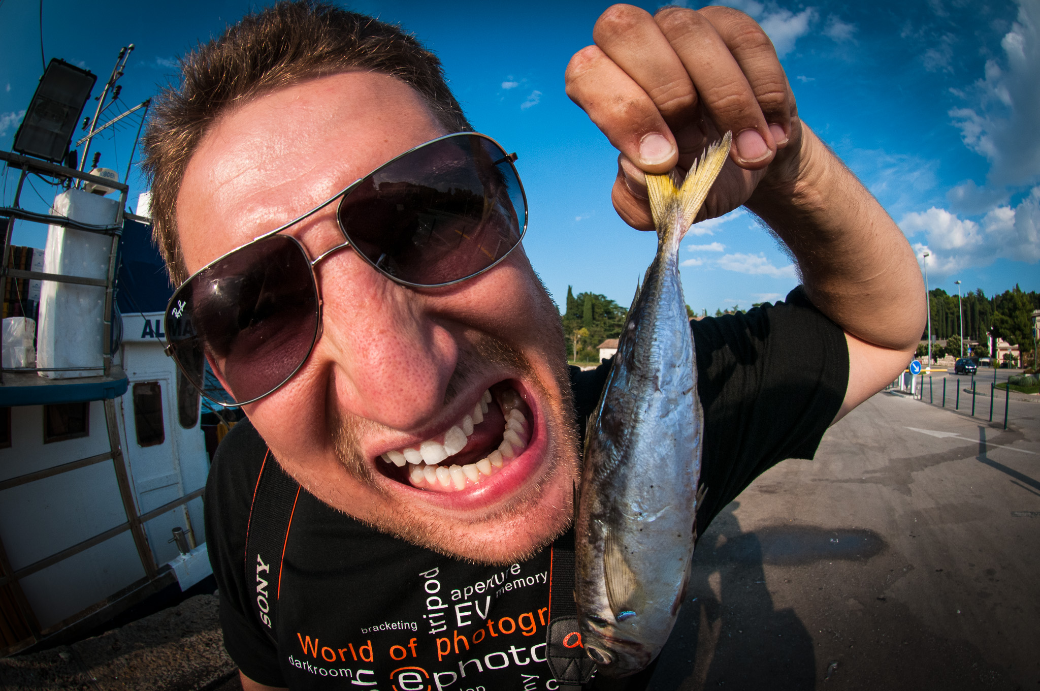 Fisheye portrét