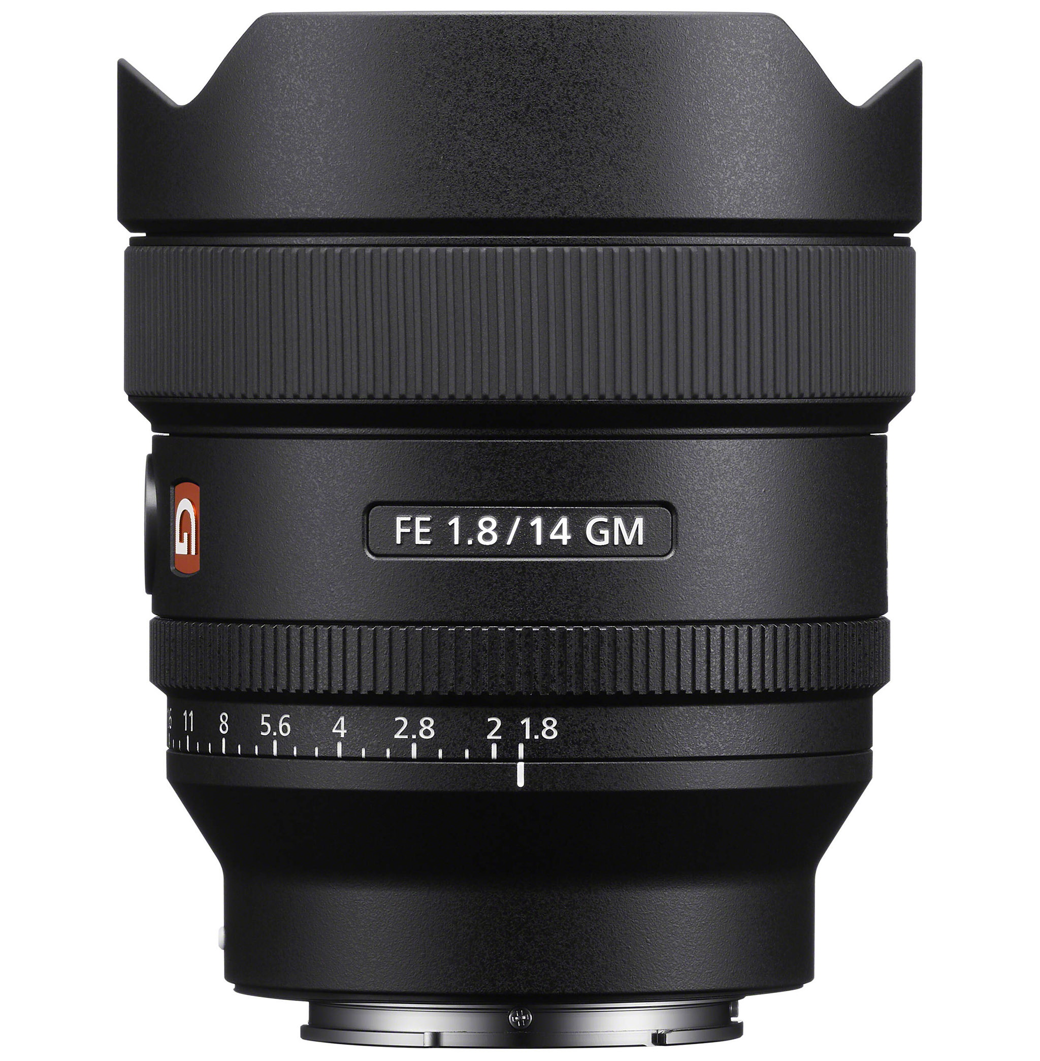 Sony FE 14mm f/1,8 GM je vybaven funkčním tlačítkem a clonovým kroužkem