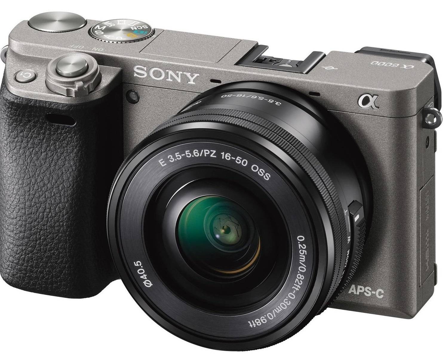 Sony A6000 stříbrný
