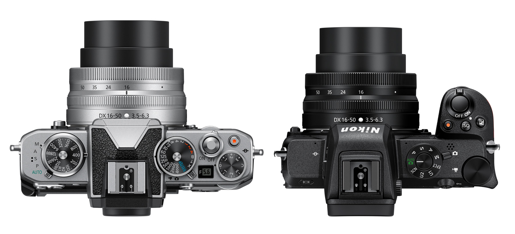 Nikon Z 50 vs Z fc