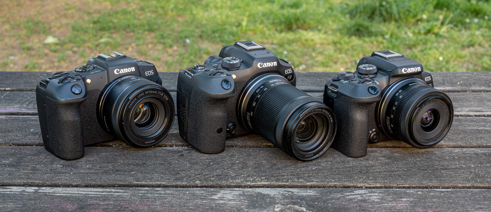 Porovnání Canon EOS R7, EOS R10 a EOS RP