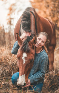 Podzimní portrét s koněm