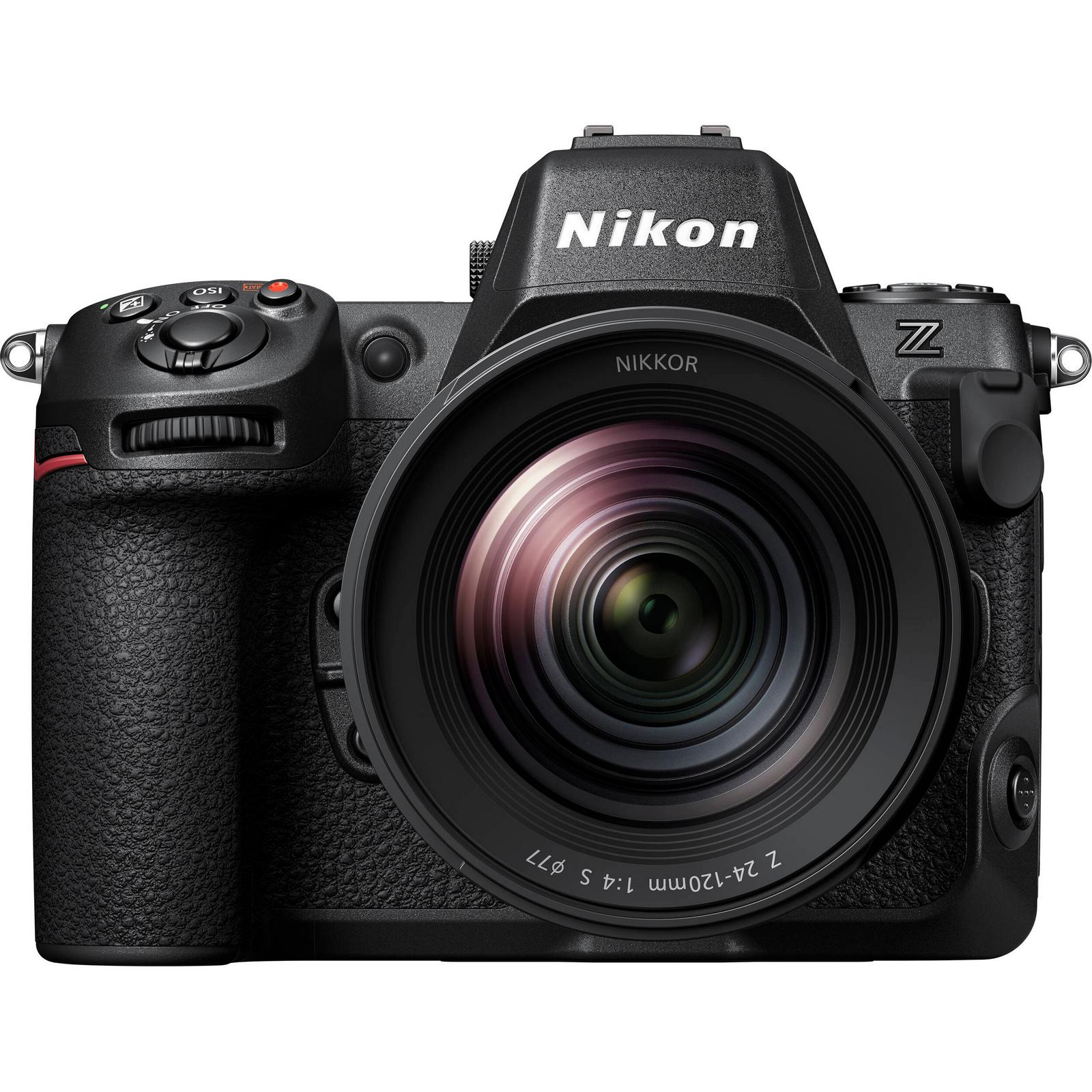 Ovládání Nikon Z8 – pohled na čelní stranu