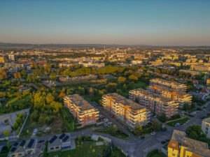 Dron, DJI, Olomouc, focení z výšky