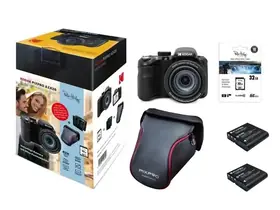 Kodak PIXPRO AZ426 černý, 20.0 MPix Special Edition (vč. 32 GB SDHC karty, pouzdra, 2x Li-Ion aku)