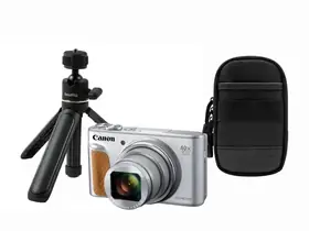 Canon PowerShot SX740 HS Lite, TRAVEL KIT (SR) - stříbrný