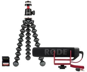 Fuji Vlogger kit ( mikrofon Rode, Stativ Joby, SD64GB)