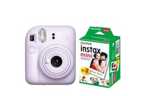 INSTAX Mini 12 purple + Colorfilm