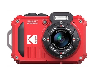 Kodak PIXPRO WPZ2 červený, 16.0 MPix (voděodolný do 15m)