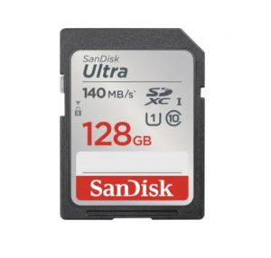 SanDisk Ultra 128GB SDXC Memory Card 140MB/s