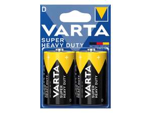 Varta SUPER HEAVY DUTY typ D (R20), 2ks