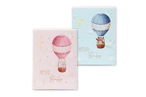 Slip in album for 32 photos 10x15cm Balloon Journey  16x12  in display