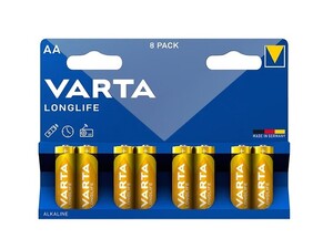 Varta Longlife LR6 1,5V AA, 8ks blistr