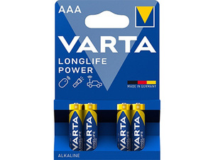 Varta LONGLIFE POWER, 4ks AAA (LR03)