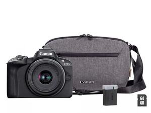 Canon EOS R100 + RF-S 18-45mm (Travel kit)