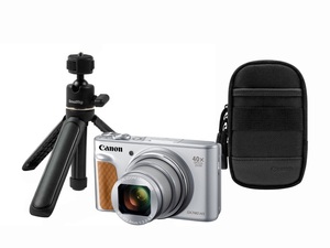 Canon PowerShot SX740 HS Lite, TRAVEL KIT (SR) - stříbrný